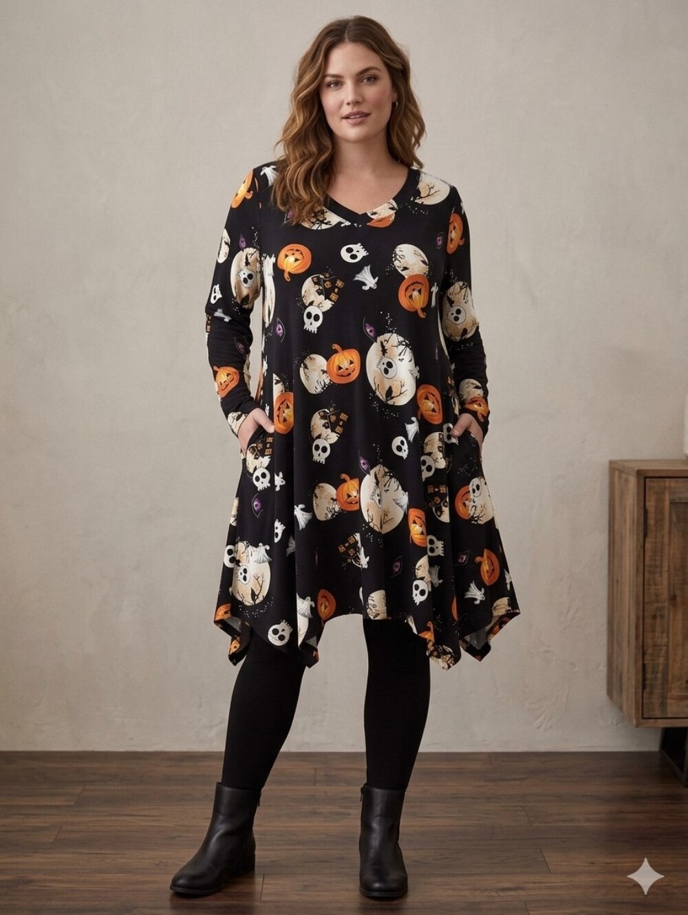 Monnuro Halloween Blouse/Dress Sz 6X Lightweight